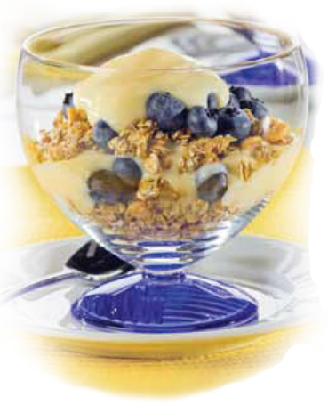 Healthy Guilt-Free Recipes: Blueberry Banana Yogurt?Parfaits