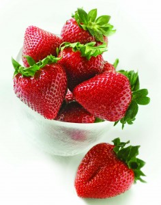 Strawberries in a bowl