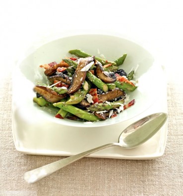 Portobellos and Asparagus