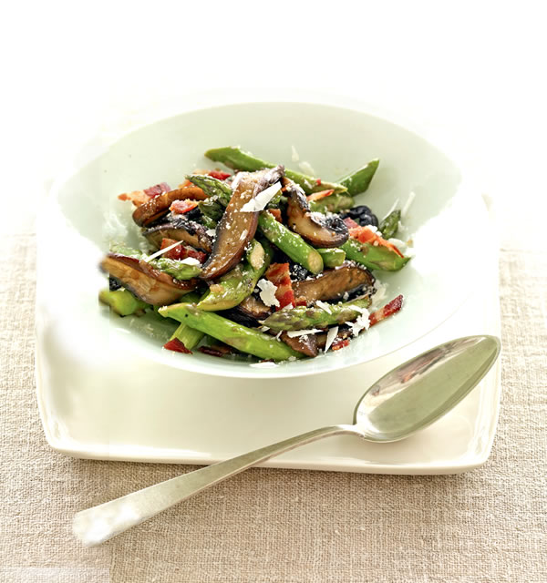 Portobellos and Asparagus