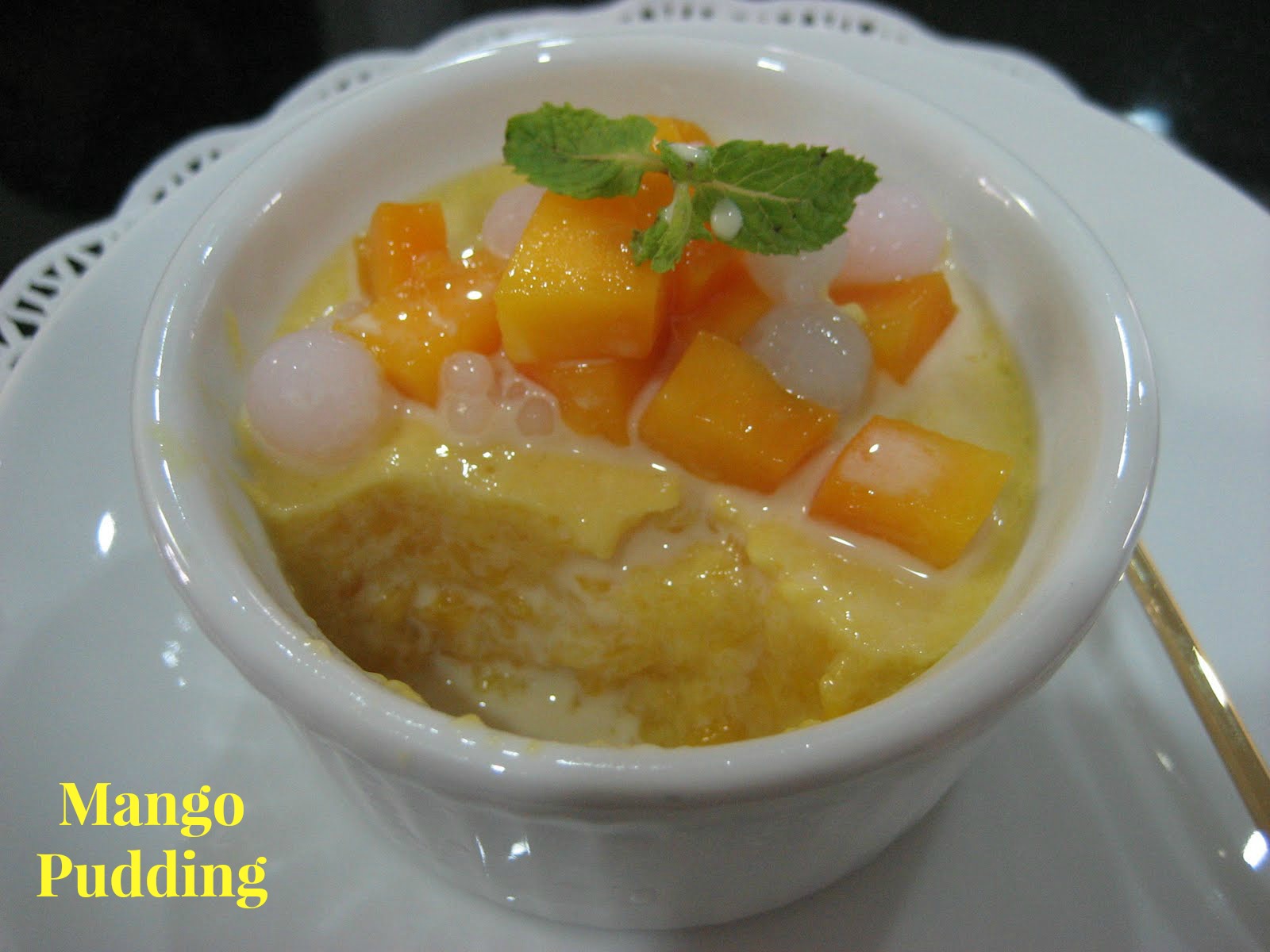mango pudding