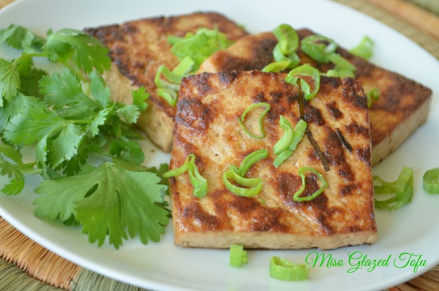 miso glazed tofu