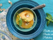 ricotta and peaches