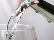 drinking water