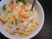 chicken and macaroni soup