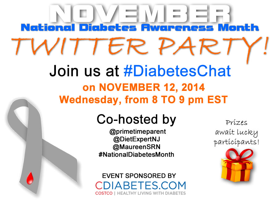 National Diabetes Awareness Month Twitter Party