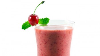 Cherry Vanilla Shake with Hemp Seeds