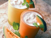 Melon Vanilla and Soy Cooler